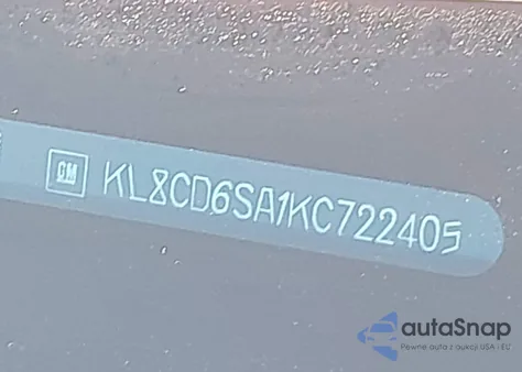 2019 Chevrolet Spark 1Lt Cvt z USA, uszkodzony, nr VIN KL8CD6SA1KC722405